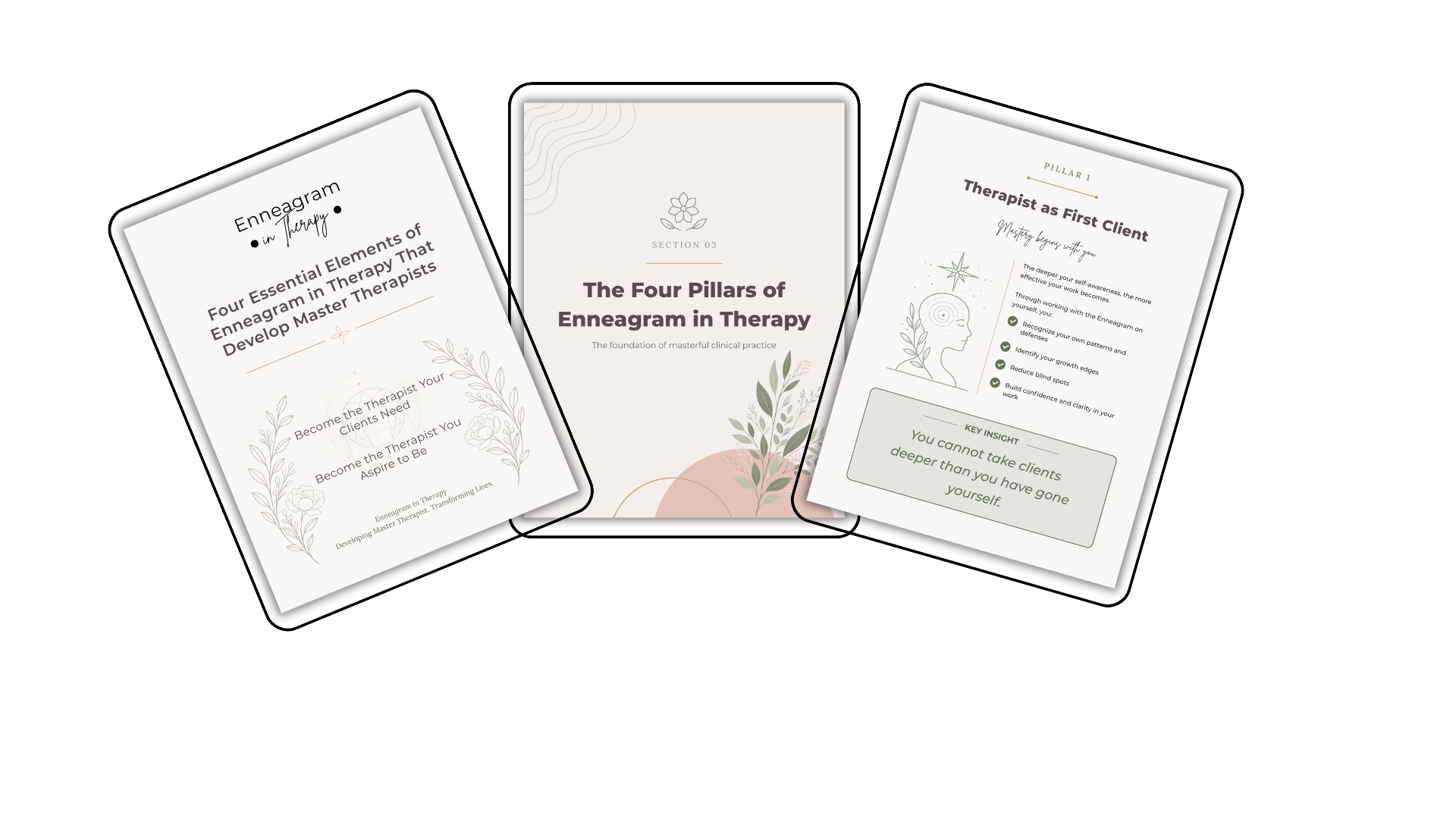 Preview of the Four Essential Elements of Enneagram in Therapy guide